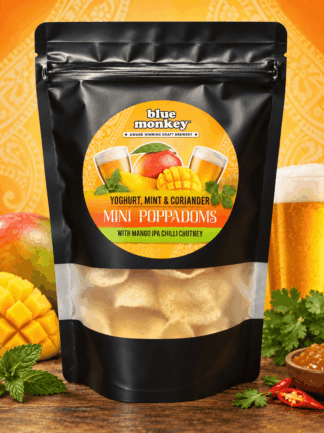 Poppadoms with mango chutney